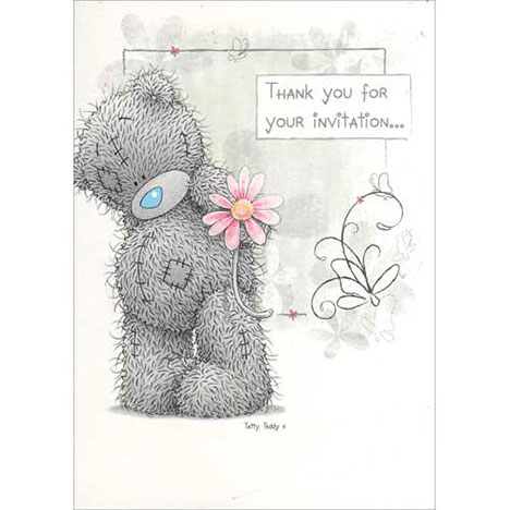 Invitation Acceptance Me to You Bear Card £1.20